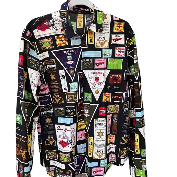 Versace rodeo print dress shirt - Picture 2 of 7